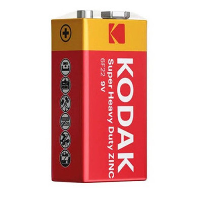 Батарейка 6F22 (крона) Kodak shr (ціна за 1шт) Батарейка 6F22 (крона) Kodak shr (ціна за 1шт)