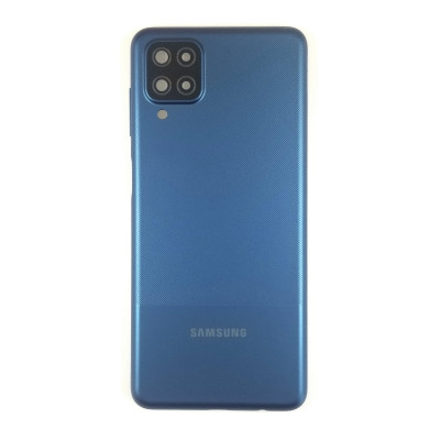 Задня кришка для Samsung A12 / A125 / A127 (зі склом камери) Blue Задня кришка для Samsung A12 / A125 / A127 (зі склом камери) Blue