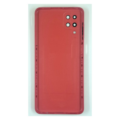 Задня кришка для Samsung A12 / A125 / A127 (зі склом камери) Red