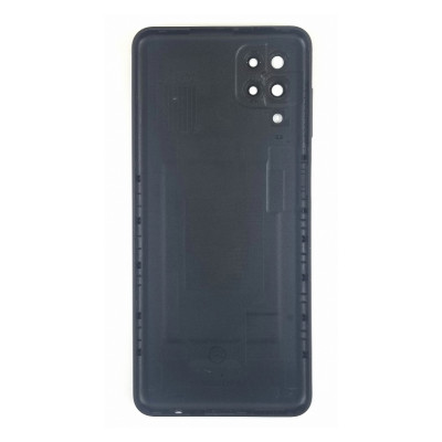 Задня кришка для Samsung A12 / A125 / A127 (зі склом камери) Black