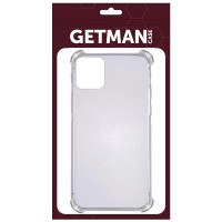 Накладка GETMAN посилені кути для iPhone 13 mini- прозорий Накладка GETMAN посилені кути для iPhone 13 mini- прозорий