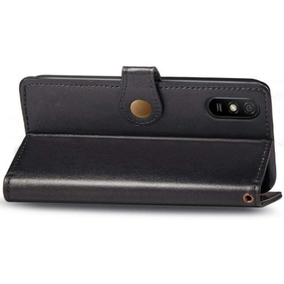 Чохол-книжка GETMAN Gallant шкіряний для Xiaomi Redmi 9A- чорний