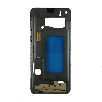 Рамка (середня частина) для Samsung S10/G973 Black