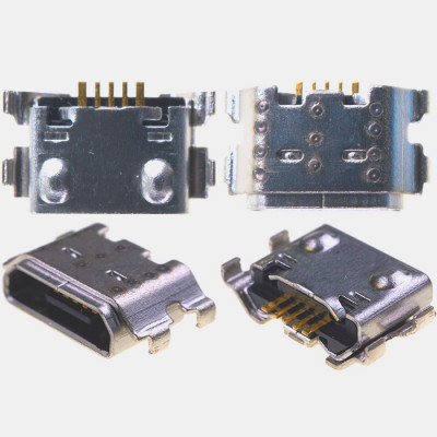 Конектор зарядки для Samsung A01 / A015 / A032 / A03 Core / A035 / A03 / Xiaomi Redmi 9A / Redmi 9c / Redmi A1 Plus / Redmi A1 /Poco C3 / Poco C50/Redmi 10A/Redmi 12 (5 pin, micro USB тип-B) Конектор зарядки для Samsung A01 / A015 / A032 / A03 Core / A035 / A03 / Xiaomi Redmi 9A / Redmi 9c / Redmi A1 Plus / Redmi A1 /Poco C3 / Poco C50/Redmi 10A/Redmi 12 (5 pin, micro USB тип-B)