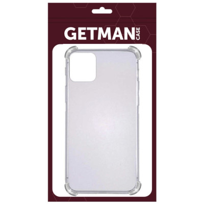 Накладка GETMAN посилені кути для iPhone 13 mini- прозорий тонований