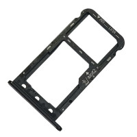 SIM лоток для Huawei Y6 Pro 2017/ NOVA Lite 2017/ P9 Lite mini (SLA-L02/ L22/ TL00) Black