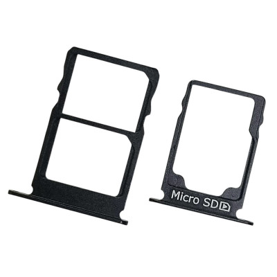SIM лоток для Nokia 3.1 Black SIM лоток для Nokia 3.1 Black