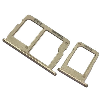 SIM лоток для Samsung J7 Prime / G610 + MMC лоток Gold SIM лоток для Samsung J7 Prime / G610 + MMC лоток Gold