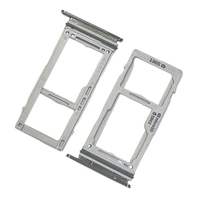 SIM лоток для Samsung S10 Plus / G975 Silver SIM лоток для Samsung S10 Plus / G975 Silver