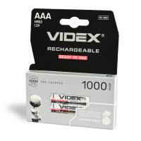 Акумулятор R03 (AAA) Videx (1000mAh) Ni-Mh 2bl (ціна за 1шт) Акумулятор R03 (AAA) Videx (1000mAh) Ni-Mh 2bl (ціна за 1шт)
