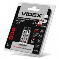 Акумулятор R03 (AAA) Videx (800mAh) Ni-Mh 2bl, Ready To Use (ціна за 1шт) Акумулятор R03 (AAA) Videx (800mAh) Ni-Mh 2bl, Ready To Use (ціна за 1шт)