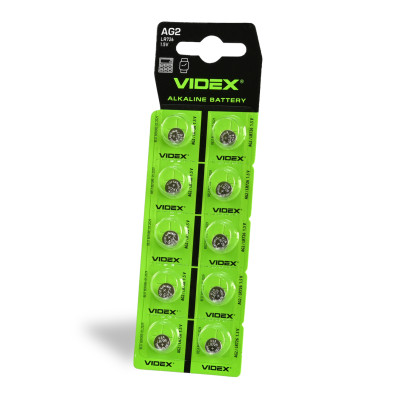 Батарейка G2 (LR726) Videx (ціна за 1шт) Батарейка G2 (LR726) Videx (ціна за 1шт)