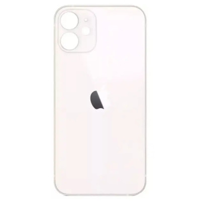 Задня кришка для iPhone 12 mini (big hole) White Задня кришка для iPhone 12 mini (big hole) White