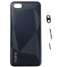 Задня кришка для Realme C2 (зі склом камери) Black