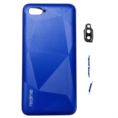 Задня кришка для Realme C2 (зі склом камери) Blue Задня кришка для Realme C2 (зі склом камери) Blue