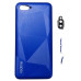 Задня кришка для Realme C2 (зі склом камери) Blue