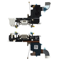 Шлейф з конектором зарядки для iPhone 6S (мікрофон) Original white Шлейф з конектором зарядки для iPhone 6S (мікрофон) Original white