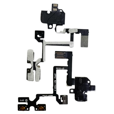 Шлейф з кнопками для iPhone 4G (гучності, Hi-Fi) Black Шлейф з кнопками для iPhone 4G (гучності, Hi-Fi) Black