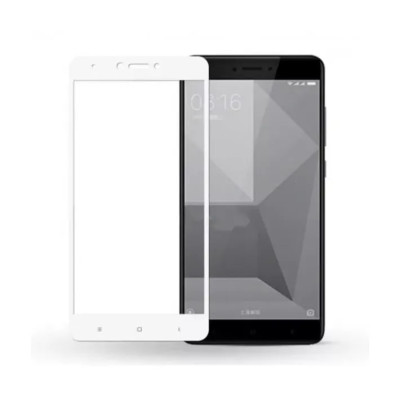 Скло захисне Full Glue 9D TRIPLEX для Xiaomi Redmi Note 4X- білий