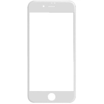 Скло захисне 4D для iPhone 8 в тех. упаковці- білий Скло захисне 4D для iPhone 8 в тех. упаковці- білий