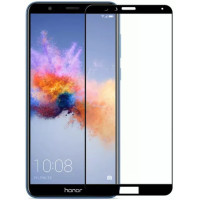 Скло захисне Full Glue для Huawei Honor 7X в тех. упаковці- чорний Скло захисне Full Glue для Huawei Honor 7X в тех. упаковці- чорний