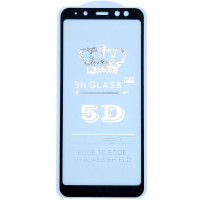 Скло захисне Full Glue для Samsung A8 2018/A530 в тех. упаковці- чорний Скло захисне Full Glue для Samsung A8 2018/A530 в тех. упаковці- чорний
