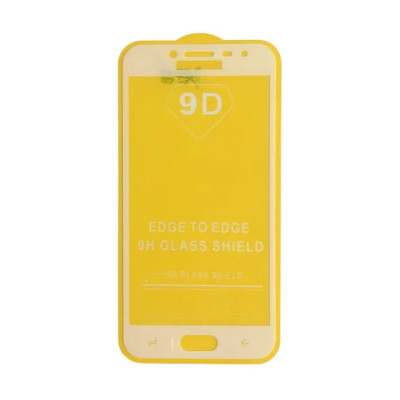 Скло захисне Full Glue для Samsung J2 Pro в тех. упаковці- білий Скло захисне Full Glue для Samsung J2 Pro в тех. упаковці- білий