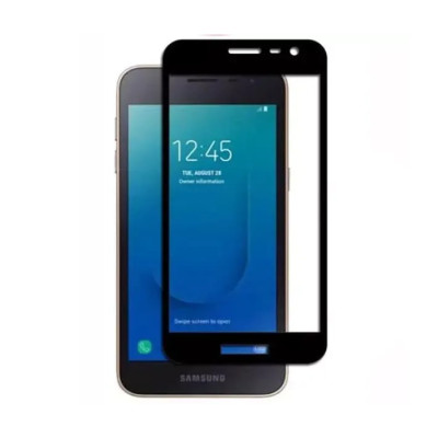 Скло захисне Full Glue для Samsung J260/J2 Core в тех. упаковці- чорний Скло захисне Full Glue для Samsung J260/J2 Core в тех. упаковці- чорний