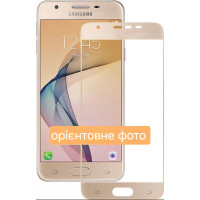 Скло захисне FULL SCREEN для Samsung A720/A7 2017 в упаковці- золотий Скло захисне FULL SCREEN для Samsung A720/A7 2017 в упаковці- золотий