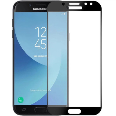 Скло захисне FULL SCREEN для Samsung J530 / J5 2017- чорний