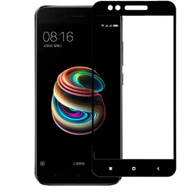 Скло захисне 2D Aspor для Xiaomi Mi 5X в рамці- чорний Скло захисне 2D Aspor для Xiaomi Mi 5X в рамці- чорний