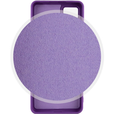 Накладка (з мікрофіброю) Silicone Cover Lakshmi Full Camera для Xiaomi Redmi Note 11 Pro 4G / 5G / Redmi Note 12 Pro 4G / Note 11E Pro- фіолетовий