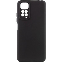 Накладка (з мікрофіброю) Silicone Cover Lakshmi Full Camera для Xiaomi Redmi Note 11 Pro 4G / 5G / Redmi Note 12 Pro 4G / Note 11E Pro- чорний