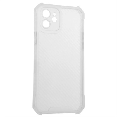 Накладка TPU Ease Carbon color series для iPhone 12- матовий прозорий Накладка TPU Ease Carbon color series для iPhone 12- матовий прозорий