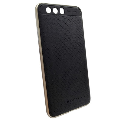 Накладка iPaky TPU + PC для Huawei P10 Plus- чорний з золотим Накладка iPaky TPU + PC для Huawei P10 Plus- чорний з золотим