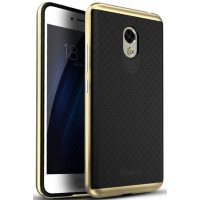 Накладка iPaky TPU + PC для Meizu Pro 6- чорний з золотим