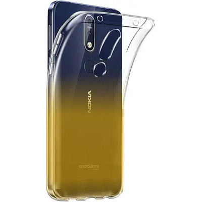 Накладка TPU Transparent для Nokia 5.1 Plus- прозорий Накладка TPU Transparent для Nokia 5.1 Plus- прозорий