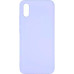 Накладка (з мікрофіброю) Aspor Silicone Full для Xiaomi Redmi 7A- фіолетовий