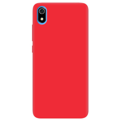 Накладка (з мікрофіброю) Aspor Silicone Full для Xiaomi Redmi 7A- червоний