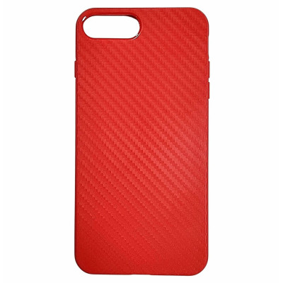 Накладка Aspor карбон для iPhone 7 Plus/8 Plus- червоний Накладка Aspor карбон для iPhone 7 Plus/8 Plus- червоний