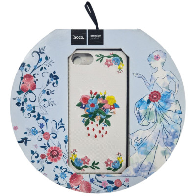 Накладка Hoco summer flowers вишиванка для iPhone 7/8- букет
