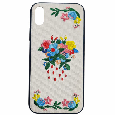 Накладка Hoco summer flowers вишиванка для iPhone X- букет Накладка Hoco summer flowers вишиванка для iPhone X- букет