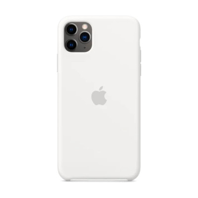 Накладка (з мікрофіброю) Silk Original Full Cover для iPhone 11 Pro- білий