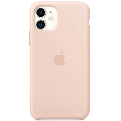 Накладка (з мікрофіброю) Silk Original Full Cover для iPhone 11 Pro- рожевий пісок