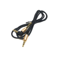 AUX кабель 3.5mm кутовий- чорний AUX кабель 3.5mm кутовий- чорний