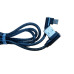 USB кабель micro USB в шкіряній оплітці кутовий