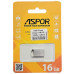 USB Flash Aspor AR105 16GB- срібло