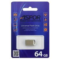 USB Flash Aspor AR105 64GB- срібло