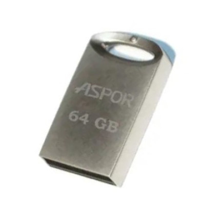 USB Flash Aspor AR105 64GB- срібло