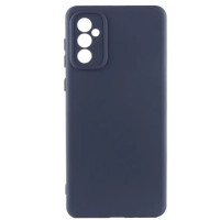 Накладка (з мікрофіброю) Silicone Cover Lakshmi Full Camera для Samsung A34 5G- темно-синій